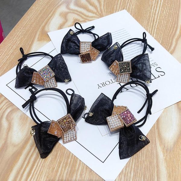 hair accessories temperament women crystal rhinestones imitation pearl square bow rubber band rope headdress fashion female
hair accessories temperament women crystal rhinestones imitation pearl square bow rubber band rope headdress fashion female