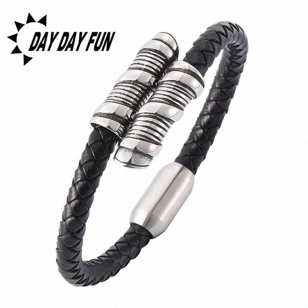 2020 2020 fashion black leather braid bracelet punk stainless steel buckle bangle for men jewelry black rope chain vintage e772 bwtn#, White
2020 2020 fashion black leather braid bracelet punk stainless steel buckle bangle for men jewelry black rope chain vintage e772 bwtn#, White