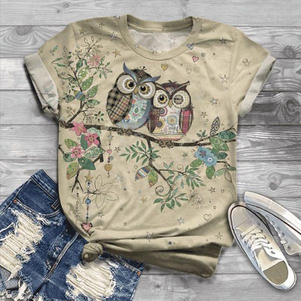 h40 cute owl print t shirt short sleeve 3d print o neck tshirt plus size tee shirt t casual loose summer, White
h40 cute owl print t shirt short sleeve 3d print o neck tshirt plus size tee shirt t casual loose summer, White