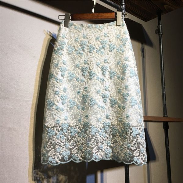 2021 new high waist women elegant office pencil skirts korean style prairie chic mesh embroidery lace skirt bqfi, Black
2021 new high waist women elegant office pencil skirts korean style prairie chic mesh embroidery lace skirt bqfi, Black
