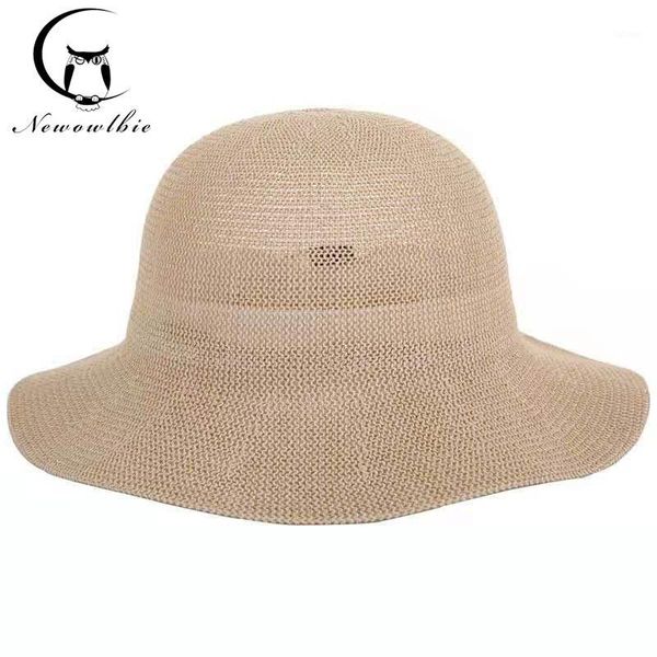 new 2020 round raffia wide brim straw hats summer sun hats for women with leisure beach lady1, Blue;gray
new 2020 round raffia wide brim straw hats summer sun hats for women with leisure beach lady1, Blue;gray