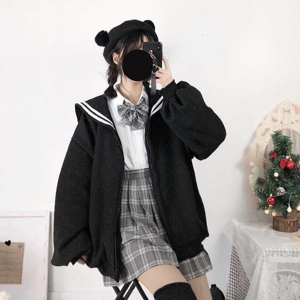 new arrival sping autumn women japanese harajuku preppy style embroidered loose long sleeve black fashion coat, Tan;black
new arrival sping autumn women japanese harajuku preppy style embroidered loose long sleeve black fashion coat, Tan;black