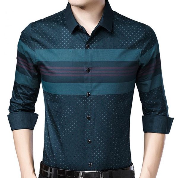 men's casual shirts 2021 social long sleeve striped designer men slim fit vintage fashions shirt man dress jersey clothing, White;black
men's casual shirts 2021 social long sleeve striped designer men slim fit vintage fashions shirt man dress jersey clothing, White;black