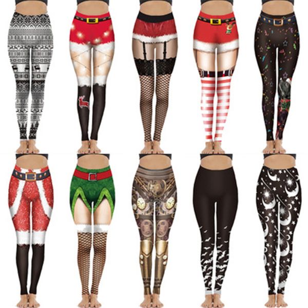 women christmas printing leggings fashion trend christmas digital middle waist skinny pants winter female elastic waist casual slim trousers, Black
women christmas printing leggings fashion trend christmas digital middle waist skinny pants winter female elastic waist casual slim trousers, Black