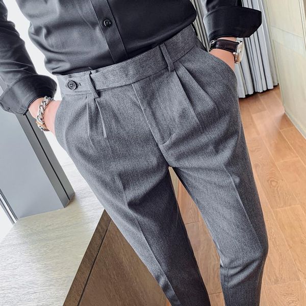 2021 new men's business dress pants korean fashion casual slim trousers office social suit pants straight pantalon homme, White;black
2021 new men's business dress pants korean fashion casual slim trousers office social suit pants straight pantalon homme, White;black