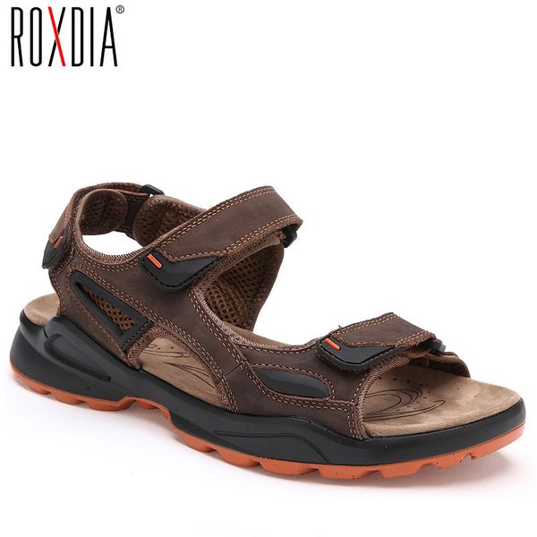 roxdia new fashion breathable men's sandals genuine leather summer men sandal beach causal man shoes plus size 39-46 rxm008 t200420, Black
roxdia new fashion breathable men's sandals genuine leather summer men sandal beach causal man shoes plus size 39-46 rxm008 t200420, Black