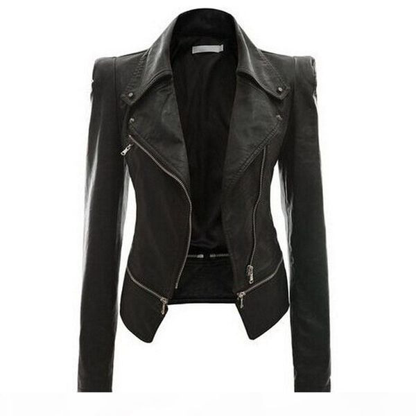 2018 autumn women faux leather jacket gothic black moto jacket zippers long sleeve goth female pu faux leather jackets
2018 autumn women faux leather jacket gothic black moto jacket zippers long sleeve goth female pu faux leather jackets