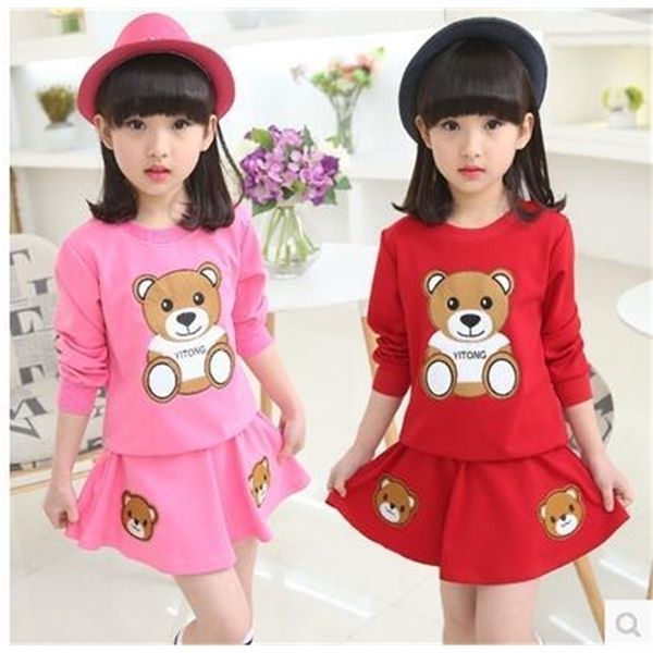 girls clothes child spring and autumn long-sleeve set children's sports girl skirt clothing sets y200325, White
girls clothes child spring and autumn long-sleeve set children's sports girl skirt clothing sets y200325, White