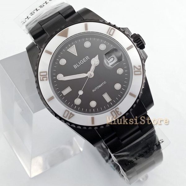 40mm black dial bracelet sport relogio masculino luminous automatic marque luxe hommes date horloge montres hommes, Slivery;brown
40mm black dial bracelet sport relogio masculino luminous automatic marque luxe hommes date horloge montres hommes, Slivery;brown