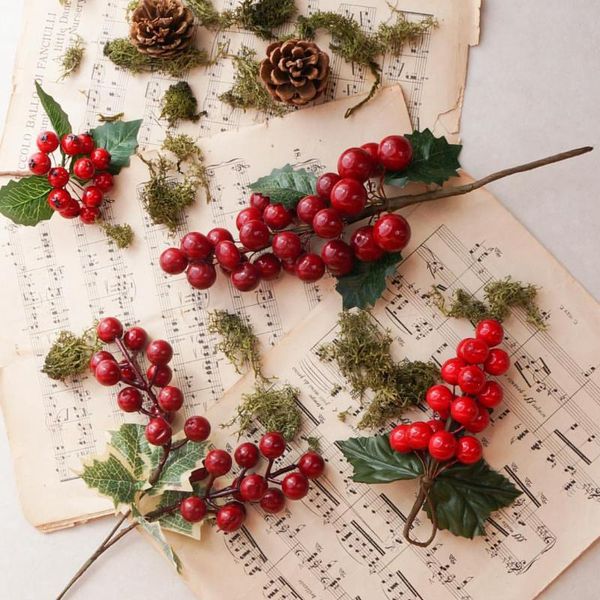 1pack christmas decoration red berry flowers artificial stamen buds multi types for christmas wreath family party fake flower
1pack christmas decoration red berry flowers artificial stamen buds multi types for christmas wreath family party fake flower