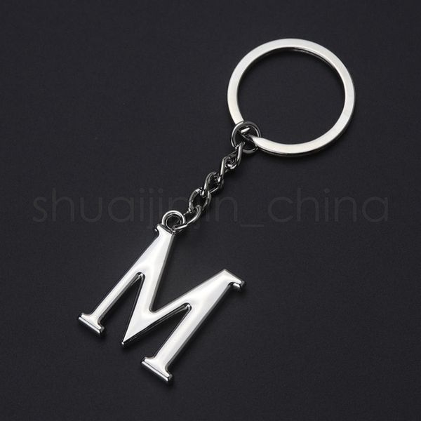 color fashion english alphabet metal simple pure anti wear keychain creative popular letter keys ring tta843, Silver
color fashion english alphabet metal simple pure anti wear keychain creative popular letter keys ring tta843, Silver