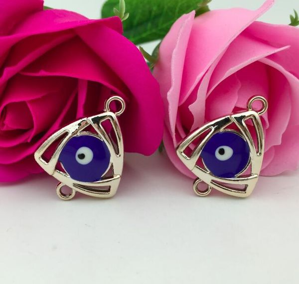 ccb turkey angel evil blue eyes triangle charm beads gold silver size 2.8x2.15x0.45cm fit bracelet necklace key chain earrings, Black
ccb turkey angel evil blue eyes triangle charm beads gold silver size 2.8x2.15x0.45cm fit bracelet necklace key chain earrings, Black