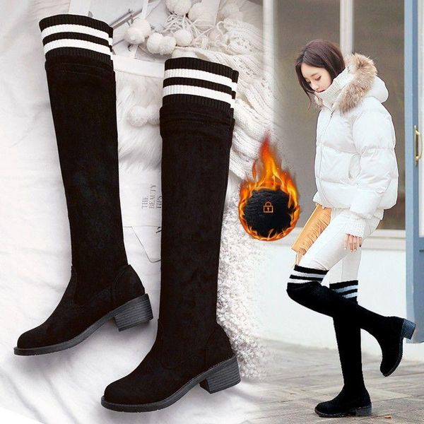 boots over the knee women's ins fashion fall / winter 2021 slim korean versatile elastic high women, Black
boots over the knee women's ins fashion fall / winter 2021 slim korean versatile elastic high women, Black