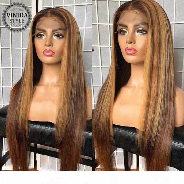 vinida style highlight straight t-part lace front human hair wigs scalp closure wigs with baby hair 150% density non-remy, Black;brown
vinida style highlight straight t-part lace front human hair wigs scalp closure wigs with baby hair 150% density non-remy, Black;brown