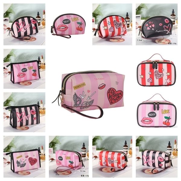 fashion pu women letters love heart printing cosmetic bag girls ladies makeup bags zipper handbag multi-function washing pack tote g12104, Black
fashion pu women letters love heart printing cosmetic bag girls ladies makeup bags zipper handbag multi-function washing pack tote g12104, Black