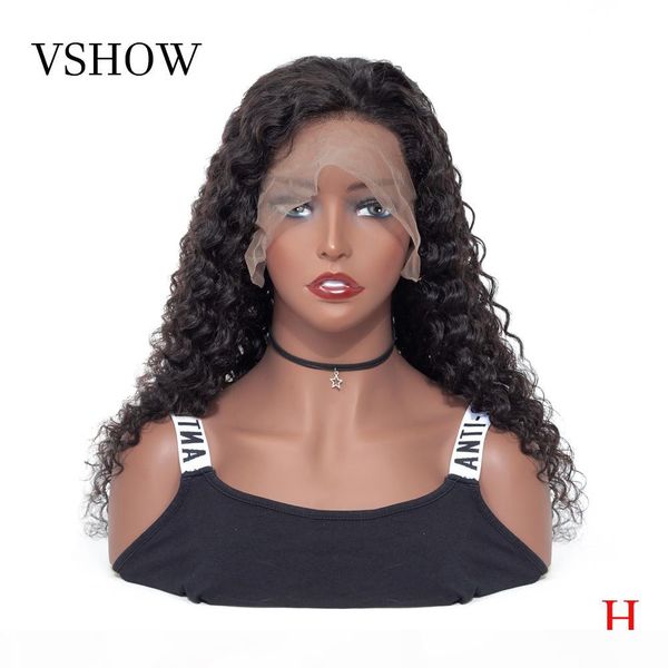 vshow 13*4 peruvian deep wave human hair wigs natural color 150% remy hair lace front wig pre plucked with baby hair, Black
vshow 13*4 peruvian deep wave human hair wigs natural color 150% remy hair lace front wig pre plucked with baby hair, Black