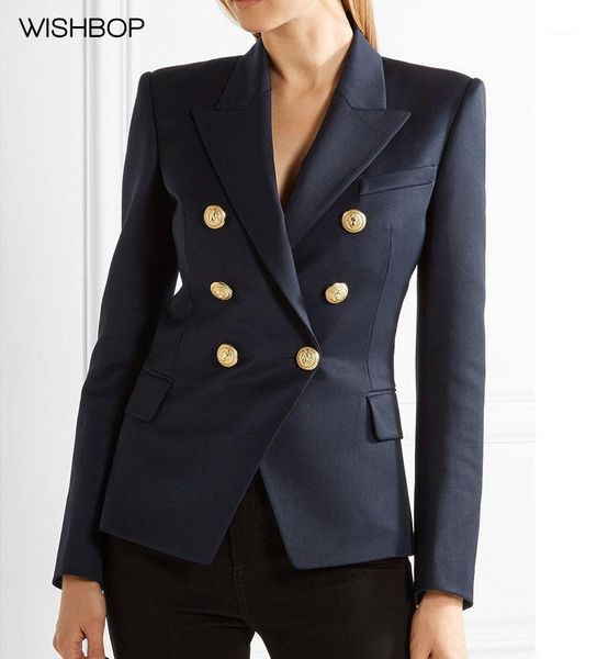 wishbop 2017 autumn fashion woman luxury new navy blazer gold buons slim blazers front pockets szie s to xxl1, White;black
wishbop 2017 autumn fashion woman luxury new navy blazer gold buons slim blazers front pockets szie s to xxl1, White;black