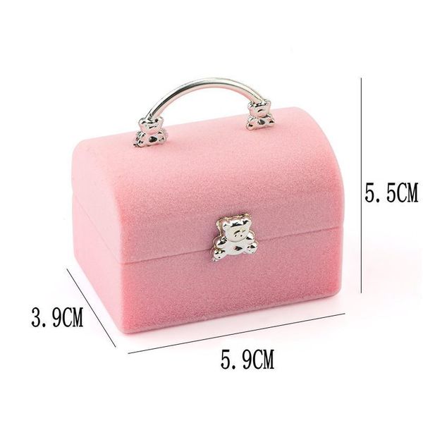 1 piece small jewelry box velvet wedding ring box necklace display box cute bear gift container case for jewelry p qylmpg, Black;white
1 piece small jewelry box velvet wedding ring box necklace display box cute bear gift container case for jewelry p qylmpg, Black;white