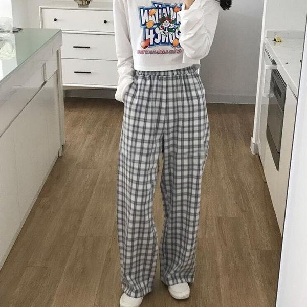 harajuku plaid pants for women trousers 2020 korean pop streetwear woman harem pan autumn ladies causal pants plus size vintage, Black;white
harajuku plaid pants for women trousers 2020 korean pop streetwear woman harem pan autumn ladies causal pants plus size vintage, Black;white