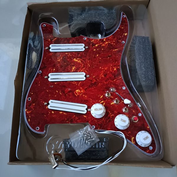 upgrade loaded guitar pickguard configuration sss white mini humbucker pickups high output dcr 3 single cut way switch 20 tones more
upgrade loaded guitar pickguard configuration sss white mini humbucker pickups high output dcr 3 single cut way switch 20 tones more