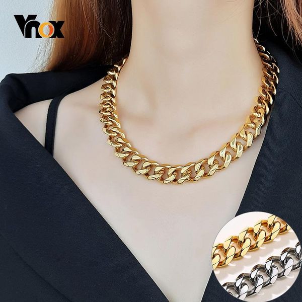vnox chunky heavy punk curb chain necklace for women men thick gold color solid stainless steel choker gothic miami curban links, Silver
vnox chunky heavy punk curb chain necklace for women men thick gold color solid stainless steel choker gothic miami curban links, Silver