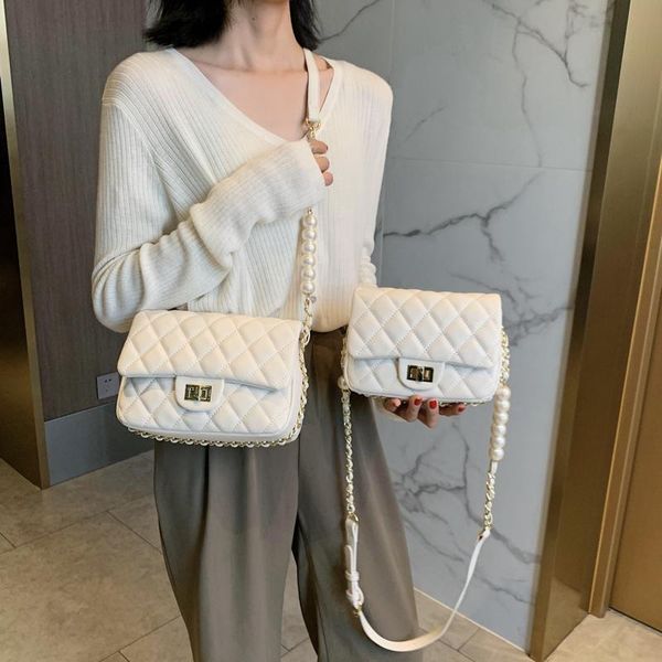 bags pearl chain crossbody solid leather women pu fashion 2020 color small quilted for female bag shoulder handbags and purses ihmar, Red;black
bags pearl chain crossbody solid leather women pu fashion 2020 color small quilted for female bag shoulder handbags and purses ihmar, Red;black