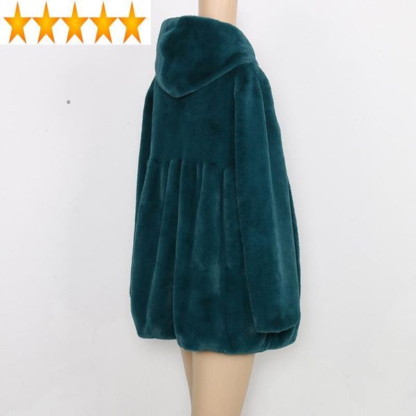 female 2021 faux fur plus size winter coat women red hooded coats women's jackets overcoat chaqueta mujer kj292, Black
female 2021 faux fur plus size winter coat women red hooded coats women's jackets overcoat chaqueta mujer kj292, Black