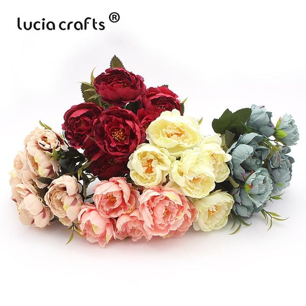 lucia crafts 1 bouquet ,8heads artificial flower wedding peony bouquet wrapping party home decoration diy accessories a0311
lucia crafts 1 bouquet ,8heads artificial flower wedding peony bouquet wrapping party home decoration diy accessories a0311