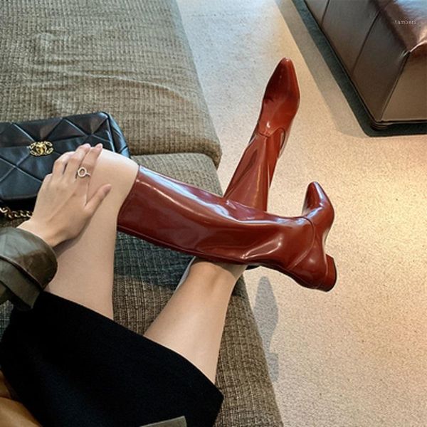 women's knee-length knight boots 2021 new autumn and winter flat high boots pointed temperament high1, Black
women's knee-length knight boots 2021 new autumn and winter flat high boots pointed temperament high1, Black