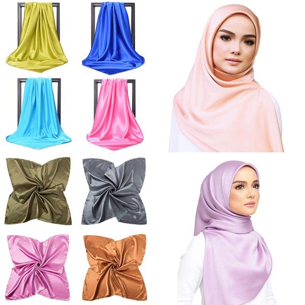 scarves 1pc fashion candy color women scarf solid square wrap large satin silk muslim hijab head 90*90 cm spring, Blue;gray
scarves 1pc fashion candy color women scarf solid square wrap large satin silk muslim hijab head 90*90 cm spring, Blue;gray