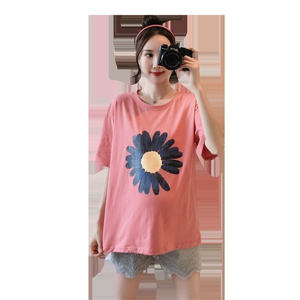 2020 summer maternity clothes plus size fashion printing pregnant women cotton t-shirt short sleeve o-neck long loose tees lj201123, White
2020 summer maternity clothes plus size fashion printing pregnant women cotton t-shirt short sleeve o-neck long loose tees lj201123, White