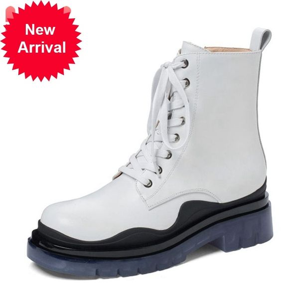 ankle genuine leather mixed color deep thick winter shoes fashion women short boots size 34-39, Black
ankle genuine leather mixed color deep thick winter shoes fashion women short boots size 34-39, Black