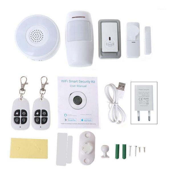 1set 1set smart home wifi security alarm kit gateway hub door window sensor pir detector automation home security system for1
1set 1set smart home wifi security alarm kit gateway hub door window sensor pir detector automation home security system for1