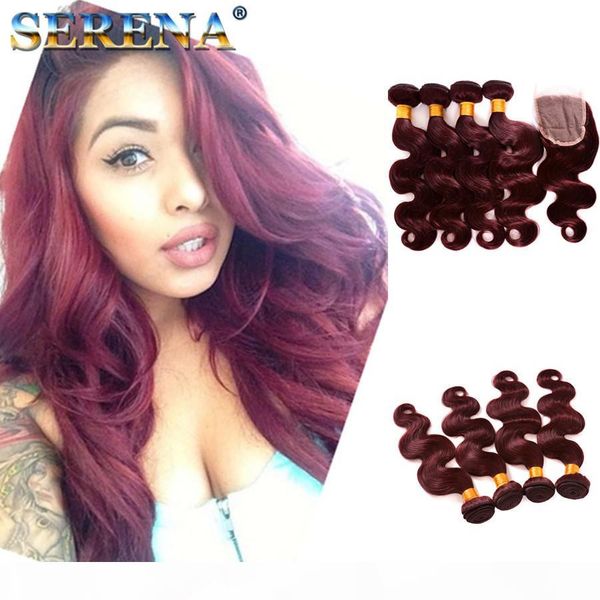 99j red lace closure with bundles 7a mink malaysian body wave with closure 4 bundles brazilian virgin hair loose wave deals weaves closure, Black;brown
99j red lace closure with bundles 7a mink malaysian body wave with closure 4 bundles brazilian virgin hair loose wave deals weaves closure, Black;brown