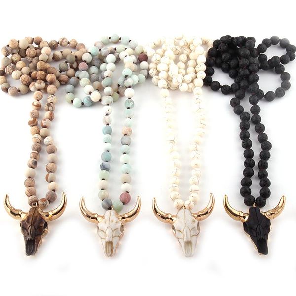 pendant necklaces moodpc fashion bohemian jewelry stone knotted 3 color horn necklace for women ethnic, Silver
pendant necklaces moodpc fashion bohemian jewelry stone knotted 3 color horn necklace for women ethnic, Silver