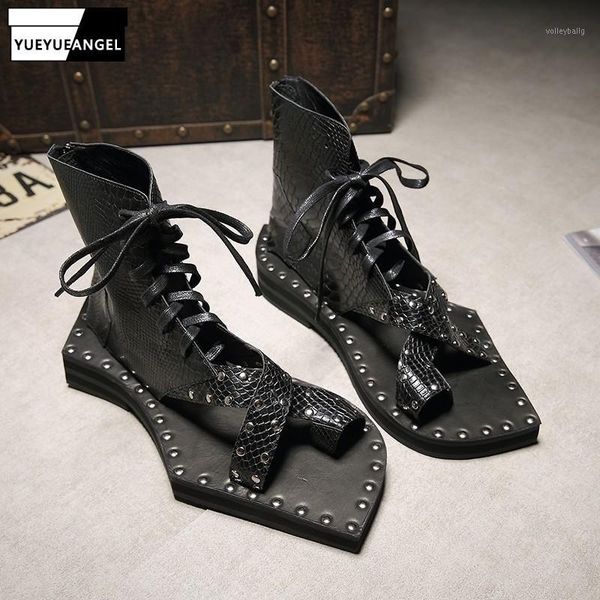 2020 design runway genuine leather snakeskin casual sandals lace up vintage gladiator sandals geometric shape sole mens shoes1, Black
2020 design runway genuine leather snakeskin casual sandals lace up vintage gladiator sandals geometric shape sole mens shoes1, Black
