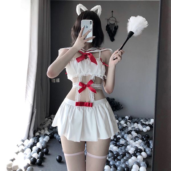 erotic bowknot cat maid cosplay lingerie white bra lesbian set temptation roleplay warm women's uniform, Black;white
erotic bowknot cat maid cosplay lingerie white bra lesbian set temptation roleplay warm women's uniform, Black;white