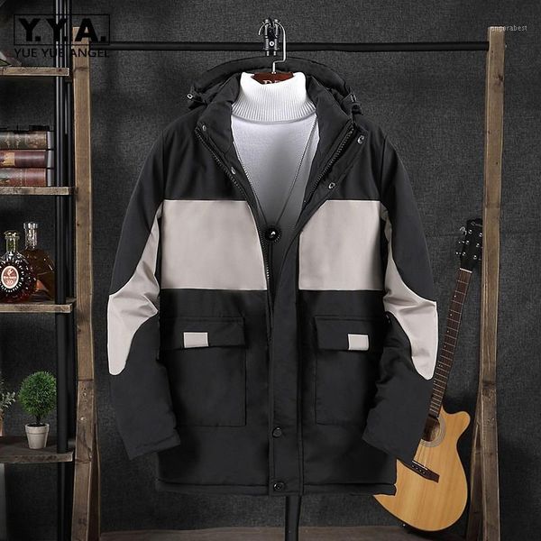winter mens thick warm hoody parkas colors mixed loose fit casual overcoat man cargo jacket outside pockets outerwear coat parka1, Black
winter mens thick warm hoody parkas colors mixed loose fit casual overcoat man cargo jacket outside pockets outerwear coat parka1, Black