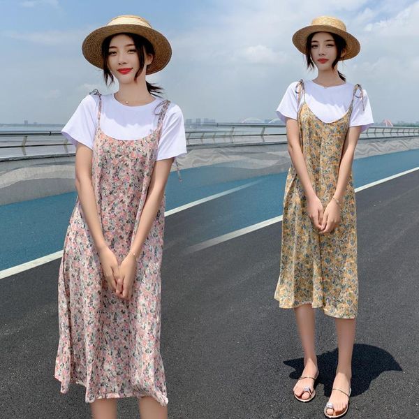 maternity dresses 6671# dress summer floral chiffon short sleeve loose stylish two pieces for pregnant women mom1, White
maternity dresses 6671# dress summer floral chiffon short sleeve loose stylish two pieces for pregnant women mom1, White