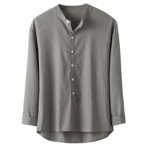 men's casual shirts design plus size fashion mens autumn winter button linen and cotton solid blouse long sleeve daily top, White;black
men's casual shirts design plus size fashion mens autumn winter button linen and cotton solid blouse long sleeve daily top, White;black