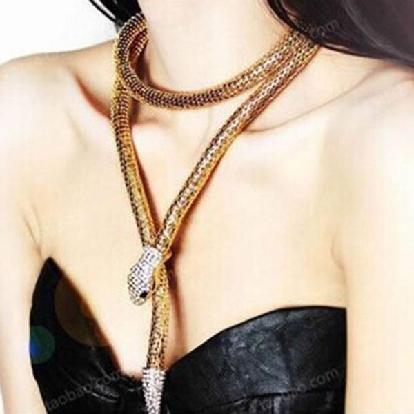 women crystal belts choker necklace chic femme bijoux snake necklace / snake belt for women, Silver
women crystal belts choker necklace chic femme bijoux snake necklace / snake belt for women, Silver
