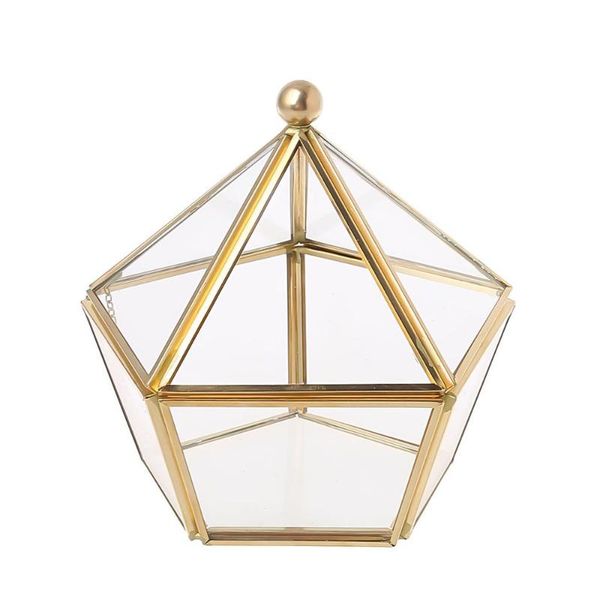 vintage decorative jewelry chest geometric terrarium window box storage display case pentagon shape clear glass, Pink;blue
vintage decorative jewelry chest geometric terrarium window box storage display case pentagon shape clear glass, Pink;blue