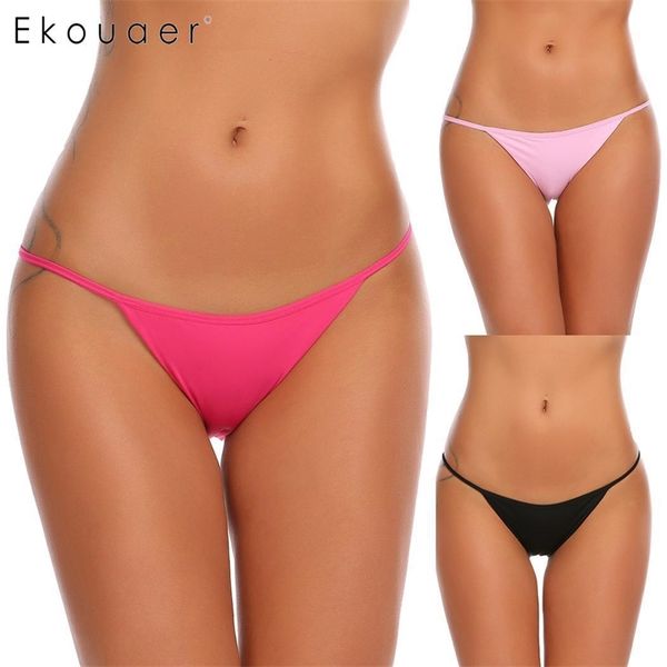 ekouaer 3pcs/set women panties solid sleepwear nightwear lingerie low waist sleek string bikini underwear female panty 201112, Black;pink
ekouaer 3pcs/set women panties solid sleepwear nightwear lingerie low waist sleek string bikini underwear female panty 201112, Black;pink