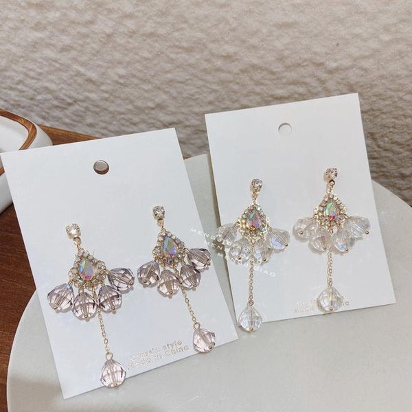 MENGJIQIAO New Korean Elegant Waterdrop Crystal Dangle Earrings For Women Girls Party Fashion Earings Jewelry Gifts, Silver
MENGJIQIAO New Korean Elegant Waterdrop Crystal Dangle Earrings For Women Girls Party Fashion Earings Jewelry Gifts, Silver