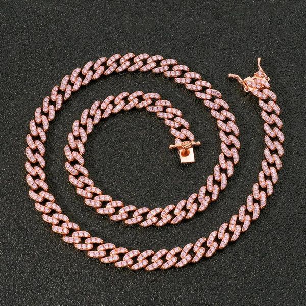 mathalla copper iced out pink cz miami cuban chain jewelry hiphop 9mm micro pave zircon rose gold cuban chain necklace unisex, Silver
mathalla copper iced out pink cz miami cuban chain jewelry hiphop 9mm micro pave zircon rose gold cuban chain necklace unisex, Silver