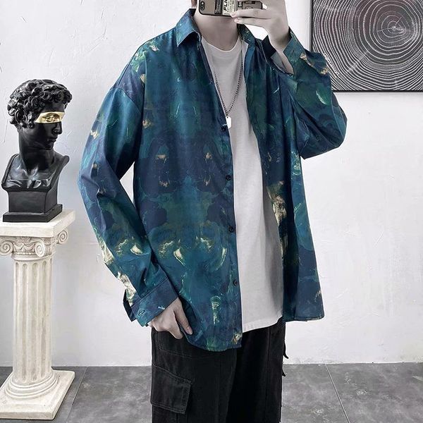 autumn korean flower men's fashion retro casual men streetwear loose long-sleeved shirt mens -2xl, White;black
autumn korean flower men's fashion retro casual men streetwear loose long-sleeved shirt mens -2xl, White;black