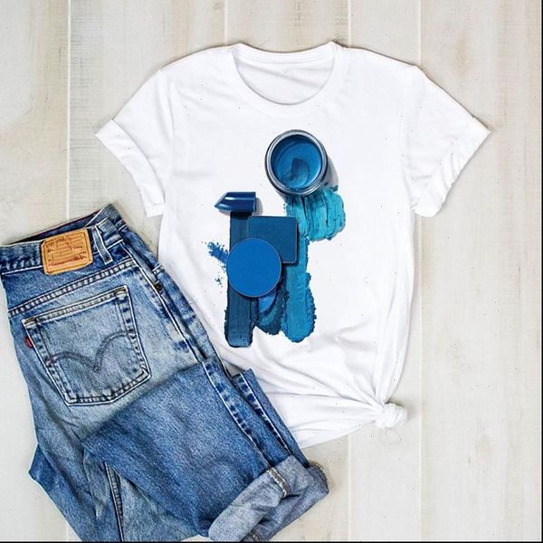 women print fashion cute blue paint 3d color lady graphict ladies clothes tee female womens shirt clothing t shirt, White
women print fashion cute blue paint 3d color lady graphict ladies clothes tee female womens shirt clothing t shirt, White