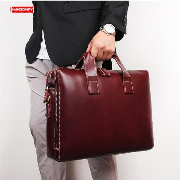 new business men briefcase 15 inch computer bag male handbags large capacity shoulder bags travel briefcases first layer leather1
new business men briefcase 15 inch computer bag male handbags large capacity shoulder bags travel briefcases first layer leather1