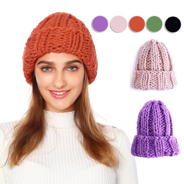 hirigin fashion european women hat winter hats for women beanie pure-color curled coarse wool cap warming knitted beanies caps, Black;white
hirigin fashion european women hat winter hats for women beanie pure-color curled coarse wool cap warming knitted beanies caps, Black;white