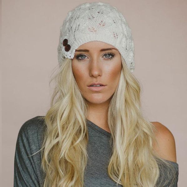 berets ly women knitted caps winter warm beret hat beanie fashion hats with buttons, Blue;gray
berets ly women knitted caps winter warm beret hat beanie fashion hats with buttons, Blue;gray
